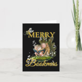 Merry Bookmas' Victorian Christmas Mice Bibliophil Karte (Vorderseite)