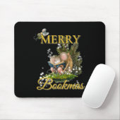 Merry Bookmas' Victorian Christmas Mice Bibliophil Mousepad (Mit Mouse)