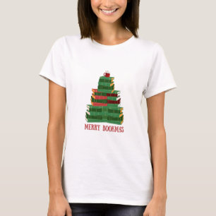 Merry Bookmas Weihnachts-Weihnachtsbuch Lover Gesc T-Shirt