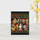 Merry Brainrot-ugly Christmas Funny Italianbrainro Karte (Gelbe Blume)