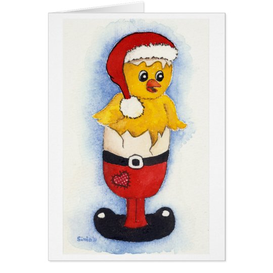 Merry breakfast chick karte