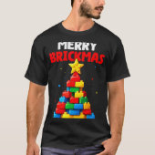 Merry Brickmas Block Building Builder Brick Master T-Shirt (Vorderseite)