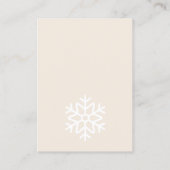 Merry & Bride Bring An Ornament Bridal Shower Begleitkarte (Rückseite)