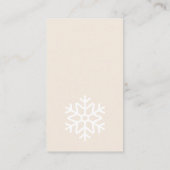 Merry & Bride Christmas Bridal Shower Recipe Begleitkarte (Rückseite)