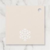 Merry & Bride Weihnachten Brautparty Geschenkanhänger (Rückseite)