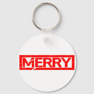 Merry Briefmarke Schlüsselanhänger