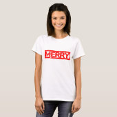Merry Briefmarke T-Shirt (Vorne ganz)