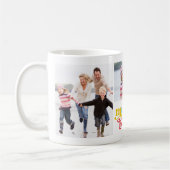 Merry & Bright Adorable Familienweihnachtsfest Fot Kaffeetasse (Links)