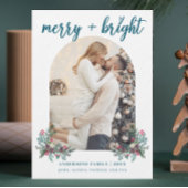 Merry Bright Arch Foto botanische Weihnachten