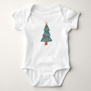 Merry & Bright Baby Strampler