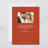 Merry & Bright Beries and branches Fotokarte Einladung (Rückseite)