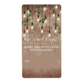 Merry + Bright Brick String Light Brick Weihnachte (Vorne)