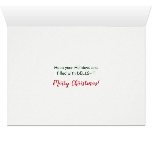 Merry Bright Cavalier King Charles Spaniel Holiday (Innenansicht Horizontal (Unten))