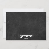 Merry & Bright Chalkboard Card Feiertagskarte (Rückseite)