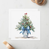 "Merry & Bright Christmas Beauty" Mitteilungskarte (Vorderseite/Rückseite Beispiel)