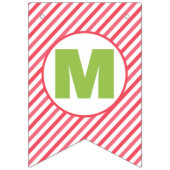 Merry + Bright Christmas Bunting Banner (Zweite Fahne)