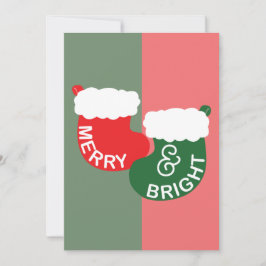 Merry & Bright Christmas Card Feiertagskarte