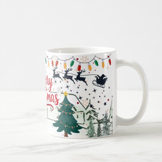 Merry & Bright Christmas Classic & Festivals Tasse (Rechts)