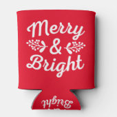 Merry & Bright Christmas Dosenkühler (Rückseite)