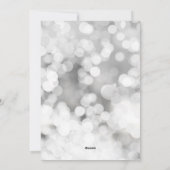 Merry & Bright Christmas Feiertagskarte (Rückseite)