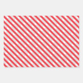 Merry Bright Christmas Foto Candy Cane Red White Geschenkpapier Set (Vorderseite 2)