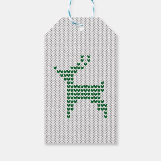 Merry & Bright Christmas Geschenkanhänger (Rückseite)