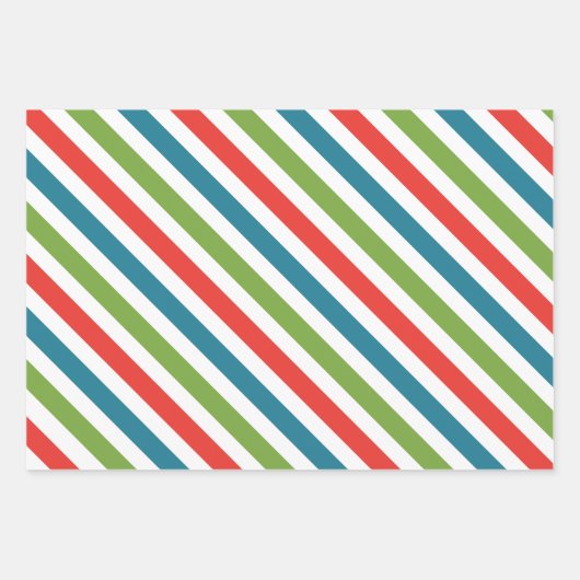 Merry & Bright Christmas Geschenkpapier Set (Vorderseite)