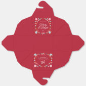 Merry & Bright Christmas Geschenkschachtel (Ungefaltet)