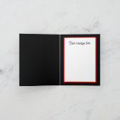 Merry Bright Christmas gnome Feiertagskarte (Innenseite)