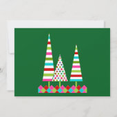 Merry & Bright Christmas Holiday Invitation Einladung (Rückseite)