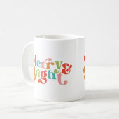 Merry & Bright Christmas Kaffeetasse (Vorderseite Links)