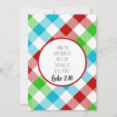 Merry & Bright Christmas Light Foto Weihnachtskart Ankündigung (Rückseite)