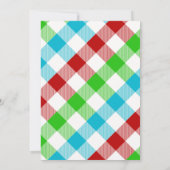 Merry & Bright Christmas Light Foto Weihnachtskart Ankündigung (Rückseite)