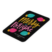 Merry & Bright Christmas Lights Non-Foto Urlaub Magnet (Linke Seite)