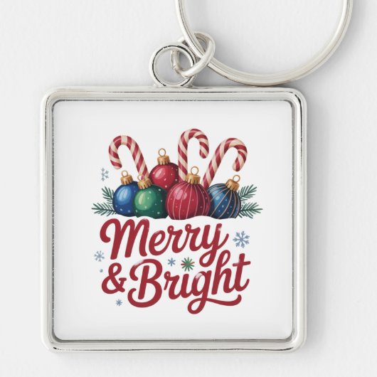 Merry & Bright Christmas Magic Schlüsselanhänger (Vorne)