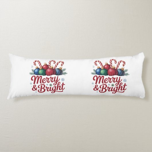 Merry & Bright Christmas Magic Seitenschläferkissen (Vorderseite)