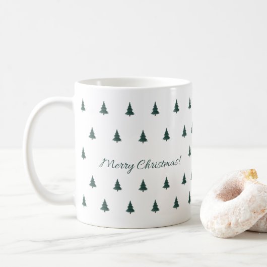 Merry & Bright Christmas Mug 𝜗𝜚🎄 Kaffeetasse (Mit Donut)