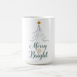 Merry & Bright Christmas Mug Kaffeetasse