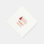 Merry & Bright Christmas Napkins Serviette (Ecke)