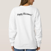 Merry & Bright Christmas Penguin Sweatshirt (Rückseite)