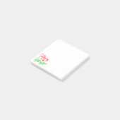 Merry & Bright Christmas Post-it Klebezettel (angewinkelt)