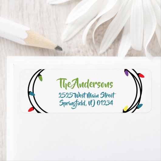 Merry & Bright Christmas String Lights (Insitu)