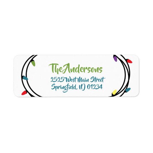 Merry & Bright Christmas String Lights (Vorne)