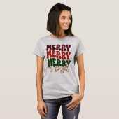 Merry & Bright Christmas T-Shirt (Vorne ganz)