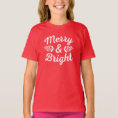Merry & Bright Christmas T - Shirt (Vorderseite)