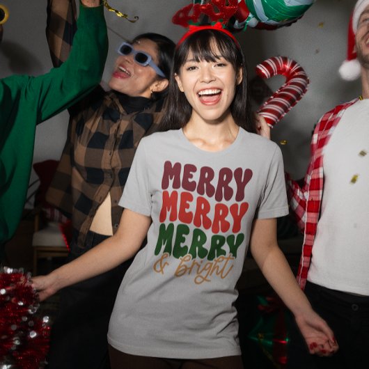 Merry & Bright Christmas T-Shirt