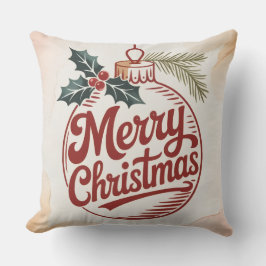Merry & Bright Christmas Throw Kissen