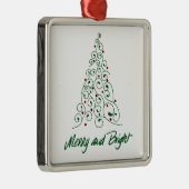 Merry & Bright Christmas Tree Ornament (Rechts)
