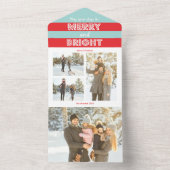 Merry & Bright Christmas Tri-Fold Cards All In One Einladung (Innen Boden)