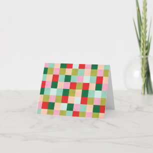 Merry & Bright Color Blocks geklappt dank Karte